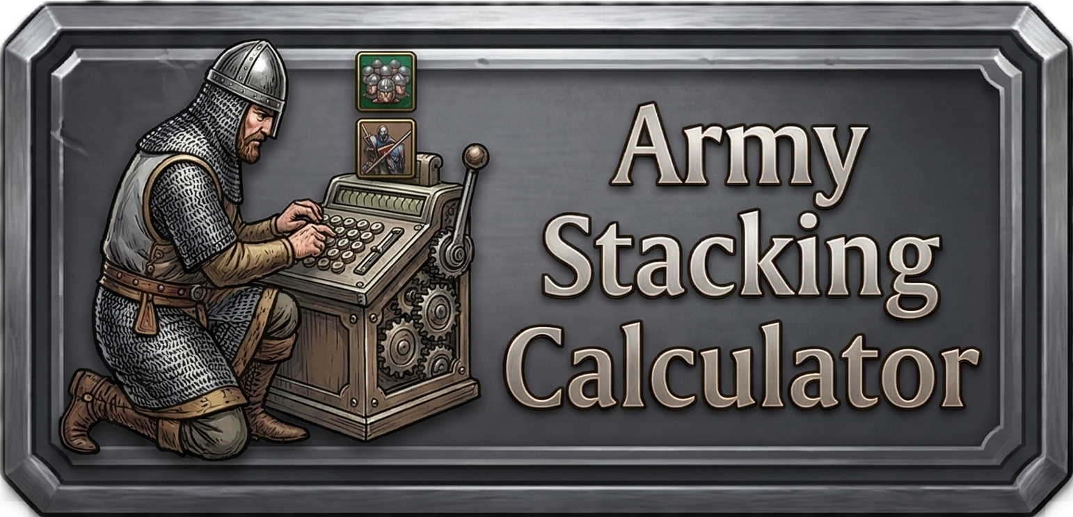 Open stacking calculator